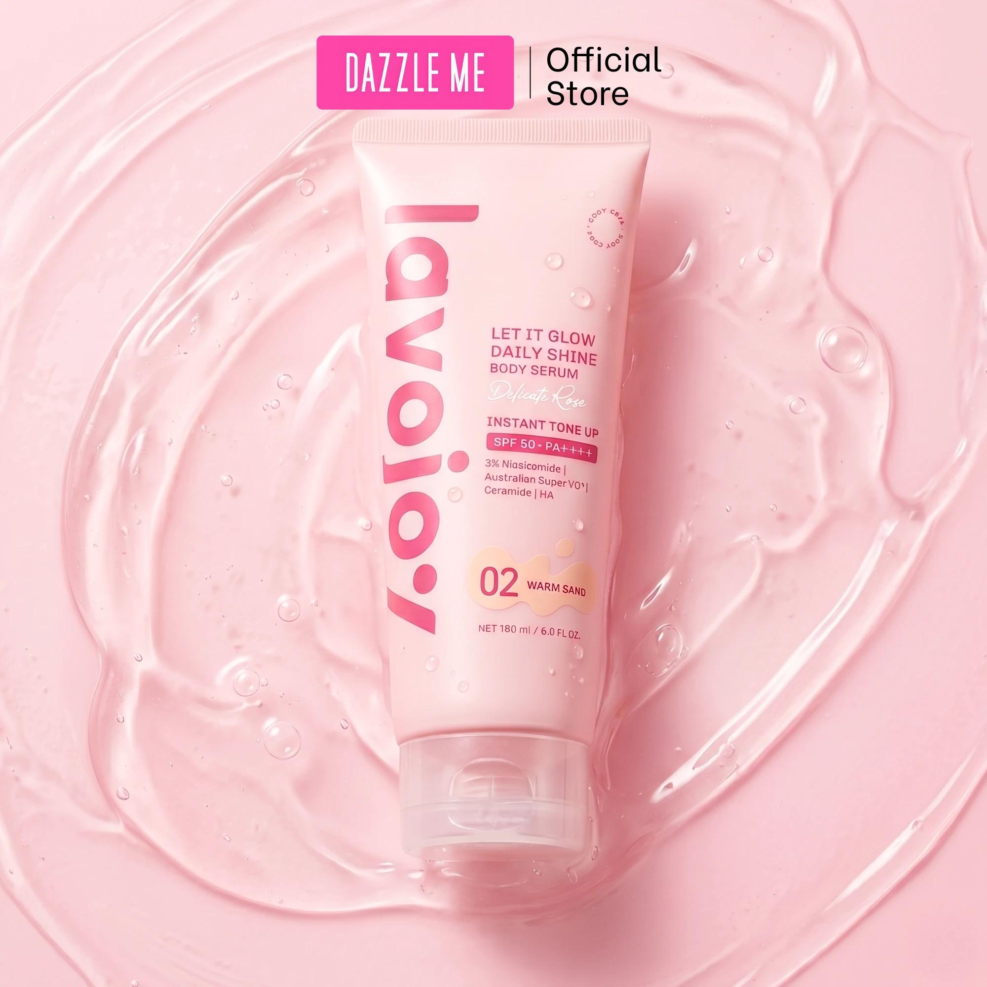 Serum dưỡng thể lavojoy Let It Glow hương Hoa Hồng Dịu Nhẹ