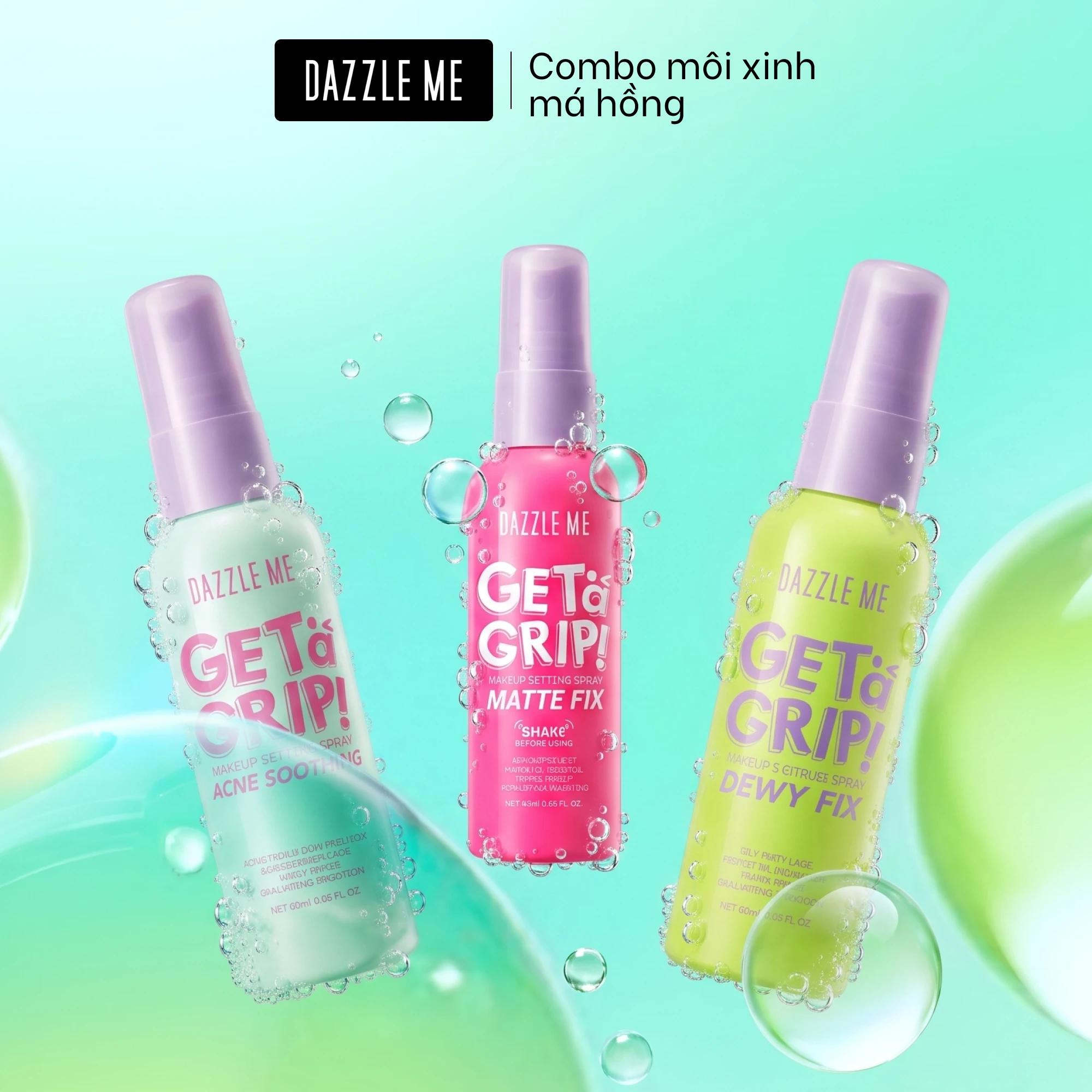 Xịt khóa trang điểm - DAZZLE ME Get a Grip! Makeup Setting Spray
