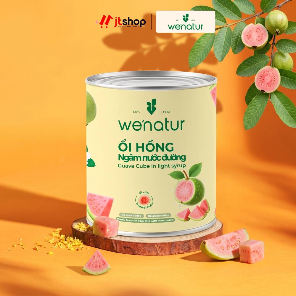 Ổi Hồng Ngâm Nước Đường we'natur 565g